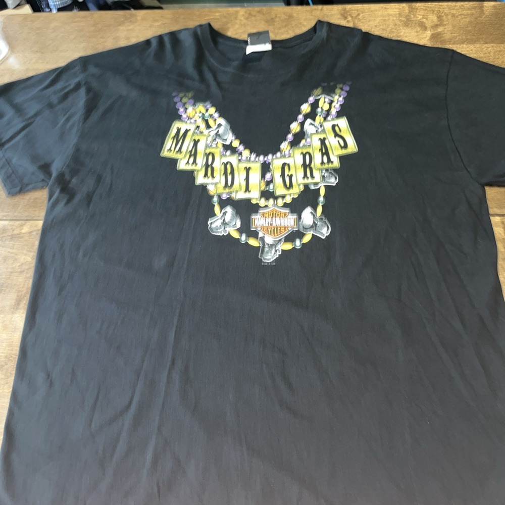 Harley Davidson Mardi Gras T-Shirt Size 3XL